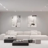 Трековый светильник низковольтный диммируемый Novotech Flum 359497 SHINO белый LED 20W 48V 3000-6500K (управление смартфоном, умный дом - Алиса, Tuya Smart, Smart Life)