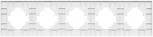 Рамка пластиковая FRM-PERIO-PL-5-WH (Arlight) 049762