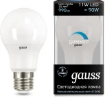 Лампочка светодиодная E27 11 Вт 990 lm 4100K нейтральное белое свечение Gauss 102502211-D