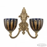 Бра Bohemia 7209 7209B14/2/175 FP P1 U Amber-Blue/H-1H