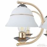 Подвесная люстра Arte Milano Florentia-1240 301240/5 Bk/Gd (220V, на цепи)