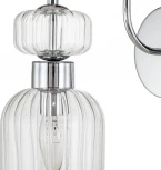 Бра Escada Gloss 1141/1A Chrome/Clear 1x60Вт E14, металл/стекло, хром/прозрачный (220V)