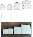 Встраиваемый светодиодный светильник Zortes Cloud ZRS.57794.24