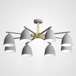 Потолочная люстра на штанге Noa 8 Gray ImperiumLoft Noa01 (183461-26) (220V)