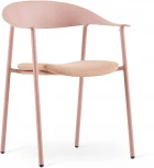 Стул Eila с подушкой пластик розовый Stool Group арт.УТ000039780