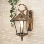 Настенный фонарь уличный Elektrostandard Virgo черное золото GLXT-1450D