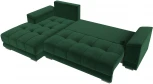 Диван угловой НордСтар левый угол (Зеленый/Велюр) Лига Диванов арт.121108L