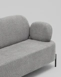 Диван-кровать Stool Group прямой Барнаби велюр светло-серый арт.УТ000040006