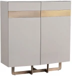 Комод Garda Decor 58DB-CHH14803 (Бронза/Серый)