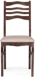 Деревянный стул Woodville Амадиу бежевый / орех 528927