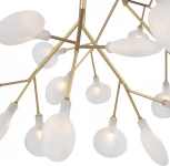 Потолочная люстра на штанге Florencia FR5049CL-36G Freya (220V, лепестки, ветки)