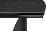 Керамический стол Woodville Готланд 160(220)х90х79 черный мрамор / черный 553536