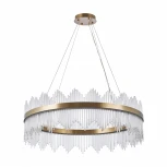 Подвесная люстра Arte Milano Venezia 311033/D1000 BS (регулировка яркости, LED, 220V, хрусталь, пульт управления, на тросе, круглые)