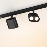 Трековый светильник магнитный светодиодный MAG-ORIENT-BLUM-12W Warm3000 (BK, 40 deg, 48V) (Arlight, IP20 Металл) 037037