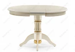 Деревянный стол Woodville Павия крем с золотой патиной 450817