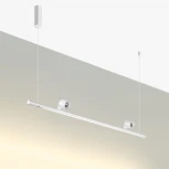 Светильник подвесной диммируемый (сенсер) Novotech Fermo 359308 OVER белый LED 14W+14W 4000K 220V (регулировка яркости, сенсорный выключатель, на тросе)