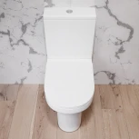 Унитаз-компакт Damixa Skyline DX35C8600SC безободковый, с микролифтом