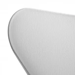 Стул Seven белый с хромированными ножками