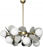 Потолочная люстра на штанге Loft It Matisse 10008/10 Grey (220V, цветы, шарики)