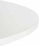 Стол URANUS ЛДСП/металл, 90x90x77 см, Белый/Черный Tetchair 19314