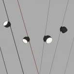 Трековый светильник низкоковольтный для ременной системы LED с голосовым управлением 48V Denkirs Belty Spot DK5642-BK (Умный дом) (умный дом - Smart Life)