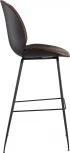 Стул барный Beetle PU со спинкой коричневый 2 шт Stool Group (арт.УТ000038311)