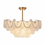 Потолочная люстра на штанге Arte Milano Rim 316008/D600 BS (220V, ракушка)