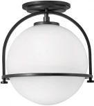 Потолочный светильник круглый Somerset QN-SOMERSET-F-O-BK Hinkley (220V, шар)