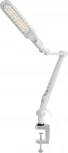 Офисная настольная лампа светодиодная на струбцине с регулировкой цветовой температуры и яркости ЭРА NLED-496-12W-W (220V, сенсорный выключатель)