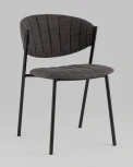 Стул Харпер ткань рогожка тёмно-серый Stool Group арт.УТ000036753