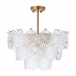 Потолочная люстра на штанге Arte Milano Rim 312008/D500 BS (220V, ракушка)