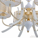 Подвесная люстра Arte Milano Florentia-6067 306067/6 Wh/Gd (220V, на цепи)