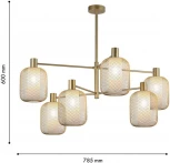 Потолочная люстра на штанге F-Promo Tokri 4603-6C (220V)