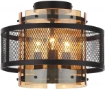Потолочная люстра Lumion Zarina 8007/3C черный/черный, золотой металл/металл, стекло Е14 3*40W 220V (круглые)