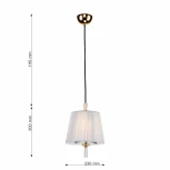 Подвесной светильник Favourite Sade 2690-1P (220V, на проводе, круглые)