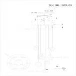 Подвесной светильник ST Luce Montecelio SL6104.203.09 (LED, 220V, хрусталь, на проводе)