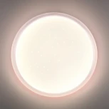 Настенно-потолочный светильник Sonex Jolly 7774/ELN пластик/белый "зв. небо" LED 76Вт 3000/4000/6000К (для детской, 220V, круглые, звездное небо, IP43)