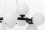 Подвесной светильник Lumina Deco Marsiada LDP 6033-15 BK (220V, на тросе, шарики, молекулы)