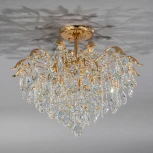 Люстра потолочная на штанге Mona 1128/6 E27*60W French Gold