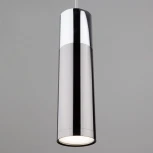 Подвесной светильник Eurosvet Double Topper 50135/1 LED хром/черный жемчуг (220V, на проводе)