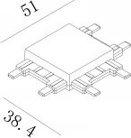 Коннектор SWG SLIM CN-SLIM-WH-T