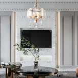 Люстра на штанге Arte Milano Sorrento-1009 371009/5/300/400 GD (220V, круглые)