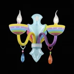 Бра ST Luce Ornato SL672.781.02 (для детской, 220V, подвески, подсвечник, свеча, узор в полоску)