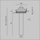 Встраиваемый светильник Maytoni Focus T C140TRS-L200-7W3K-W (LED, 220V, круглые)