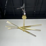 Потолочная люстра на штанге Orton На 3 D96 Gold Imperiumloft 241024-26 (241024-26) (LED, 220V)