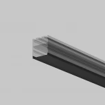 Рассеиватель для профиля 50×50 черный, 2 м Maytoni 642048