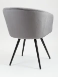 Стул MyFar Фредерик поворотный темно-серый велюр MF1043-1