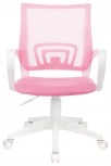 Кресло Бюрократ CH-W695NLT розовый TW-06A TW-13A сетка/ткань крестовина пластик пластик белый