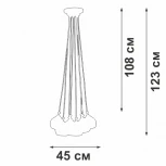 Подвесной светильник V42890-03/8PL Vitaluce