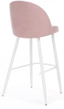 Барный стул Woodville Сондре пыльно-розовый / белый 464888